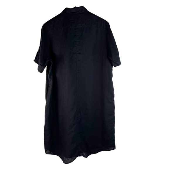 HOPE STOCKHOLM Elma SL Black Linen Button down Dress  Pockets Size 34 or Small - Picture 2 of 8